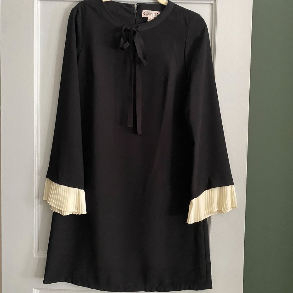 Nanette Lepore L/S Black Mini Dress